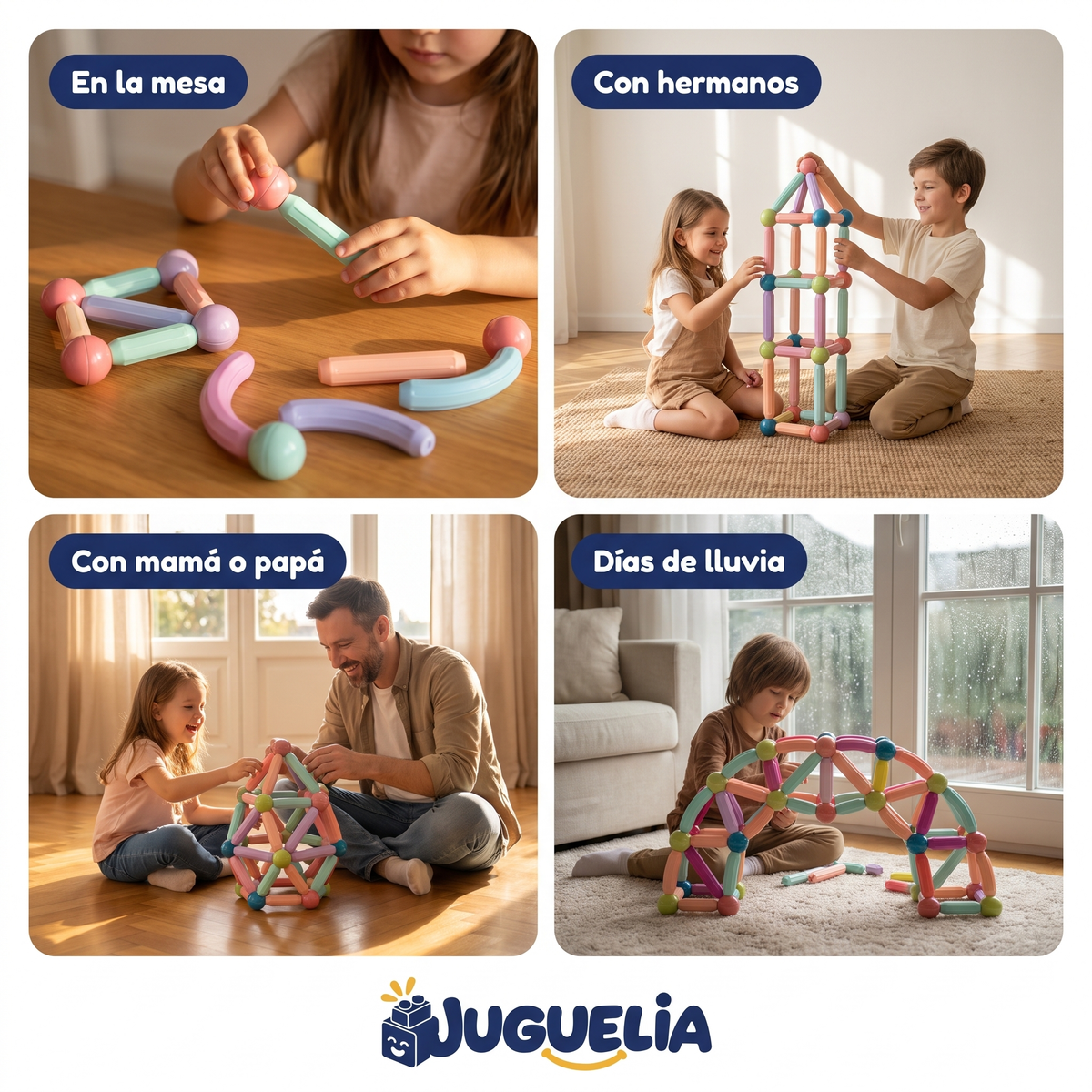 Bloques de construccion magnetica 42 piezas - donde y con quien